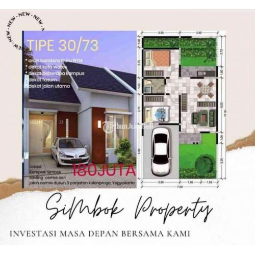 Rumah Kavling Tipe 30 KPR Minimalis Lokasi Strategis Legalitas SHM - Kulon Progo
