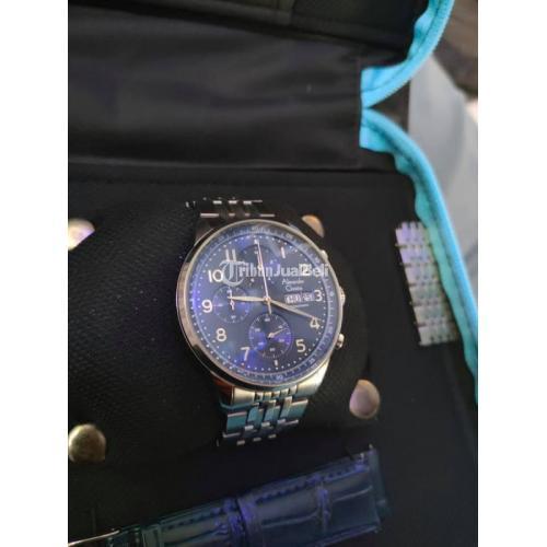Jam Tangan Alexandre Christie 6492MC Men Blue Bekas Fungsi Normal di