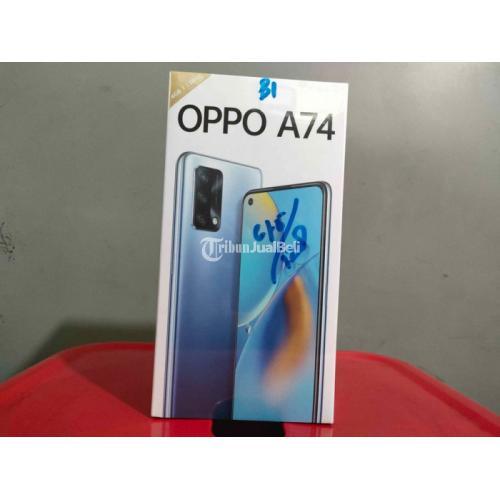 HP Oppo A74 RAM 6/128GB Fullset Baru Kondisi Normal Garansi - Tangerang Selatan