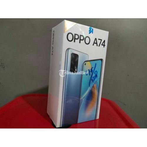 HP Oppo A74 RAM 6/128GB Fullset Baru Kondisi Normal Garansi - Tangerang Selatan