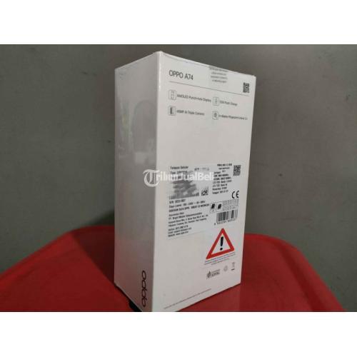 HP Oppo A74 RAM 6/128GB Fullset Baru Kondisi Normal Garansi - Tangerang Selatan