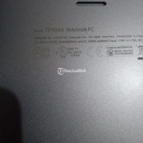 Laptop Asus TP401M Gaming Editing Normal Bekas Lengkap Harga Nego - Jakarta