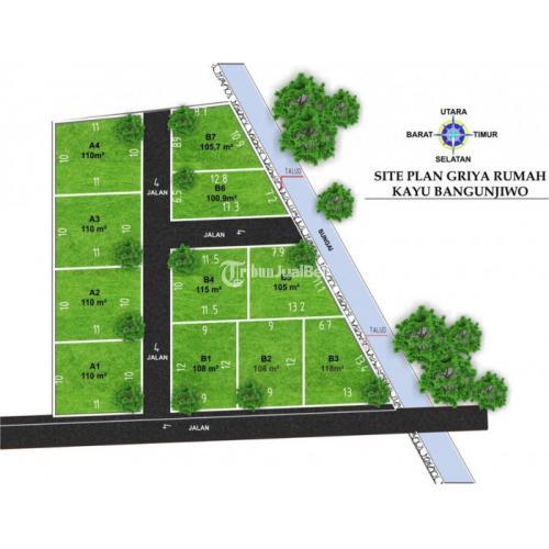 Rumah Baru Luas 105 m2 Bonus Furniture di Griya Kayu Bangunjiwo - Sleman