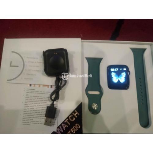 Jam Tangan Smartwatch T500 Second Fullset Warna Pastel Fungsi