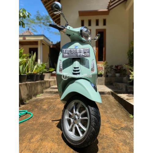 Motor Vespa Primavera iGet ABS 2021 Green Relax Bekas Pajak Hidup Surat Lengkap Istimewa - Bantul