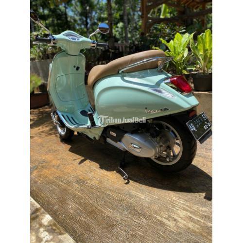 Motor Vespa Primavera iGet ABS 2021 Green Relax Bekas Pajak Hidup Surat Lengkap Istimewa - Bantul