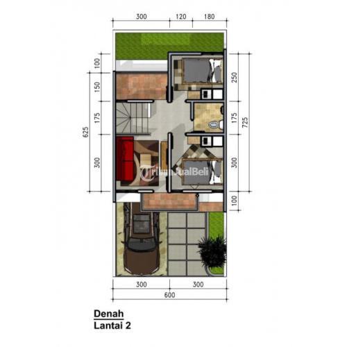 Dijual Rumah 2 Lantai 75/78 Amanah Garden Vilage 7 Bintaro - Tangerang Selatan