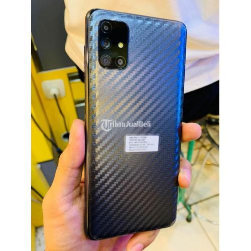 HP Samsung M51 8/128GB Second Fullset Mulus No Minus Normal - Solo