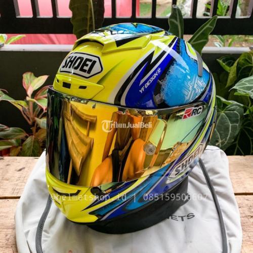 Helm Shoei X14 Daijiro Kato Yellow Size M Second Fullset Mulus