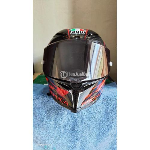 Harga helm agv hot sale full face carbon