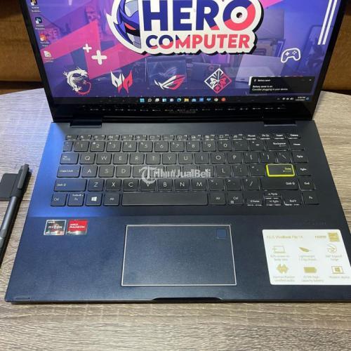 Laptop Asus VivoBook Flip TM420UA Ryzen 5 Ram 8/512GB Second Fullset Mulus Normal - Yogyakarta