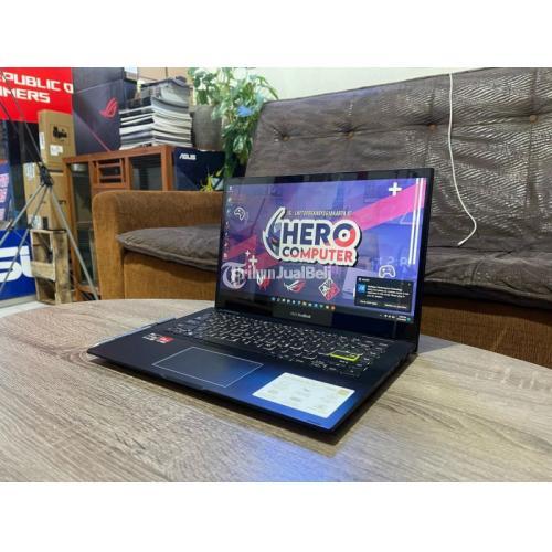 Laptop Asus VivoBook Flip TM420UA Ryzen 5 Ram 8/512GB Second Fullset Mulus Normal - Yogyakarta