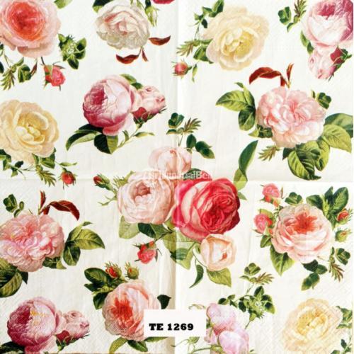 Tisu  Napkin Kerajinan  Decoupage Eropah 33X33 CM TE  1269 TTS