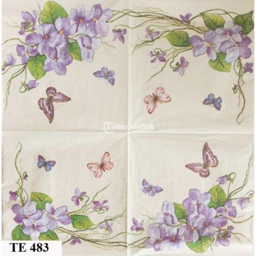 Tisu Napkin Kerajinan Decoupage Eropah 33X33 CM TE 483 TTS - Bangli