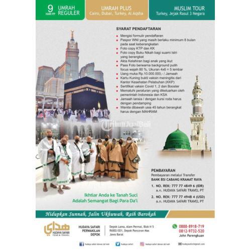 Travel Umrah Akhir Tahun Hudaya Safari Tour and Travel - Depan