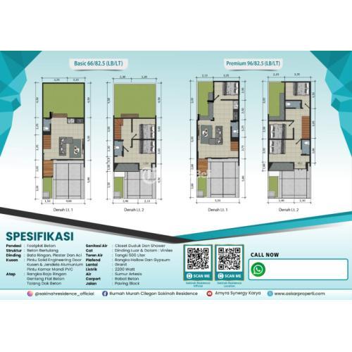 Rumah 2 Lantai Syariah Nyata Terbangun Terlaris Terbaik Terjangkau di Pusat Kota Cilegon