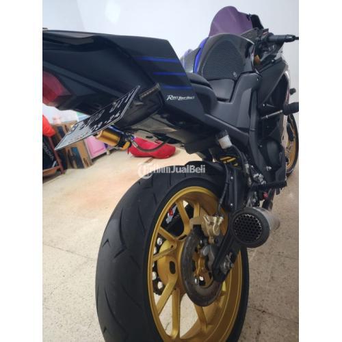 Motor Sport Yamaha R15 V3 2019 Monster Energy Bekas Mulus Normal Surat Lengkap - Jakarta Barat