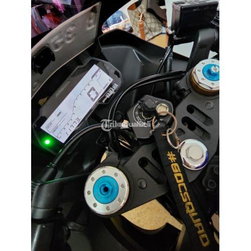 Motor Sport Yamaha R15 V3 2019 Monster Energy Bekas Mulus Normal Surat Lengkap - Jakarta Barat