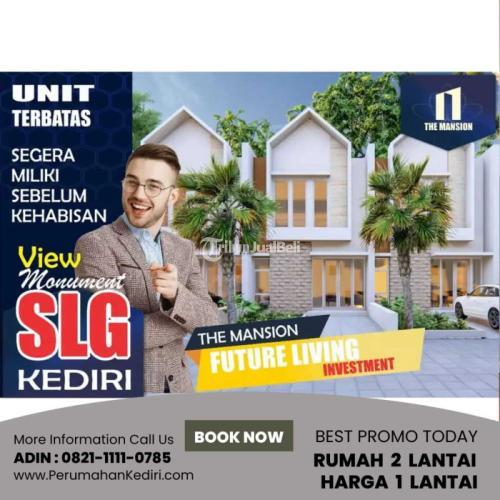 Dijual Rumah Unit Terbatas, Perumahan Strategis The Mansion Legalitas SHM LT 102 LB 45 - Kediri