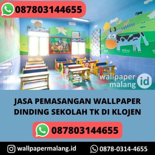 JASA PEMASANGAN WALLPAPER DINDING SEKOLAH TK DI KLOJEN