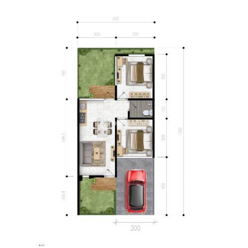 RUMAH MEWAH CANTIK DI WISATA KASONGAN MULAI 400 JUTAAN