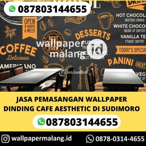 Jasa Pemasangan Wallpaper Dinding Cafe - Malang