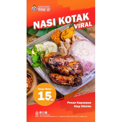 Nasi Kotak Murah Ayam Bakar Pak D Gratis Ongkir - Gresik