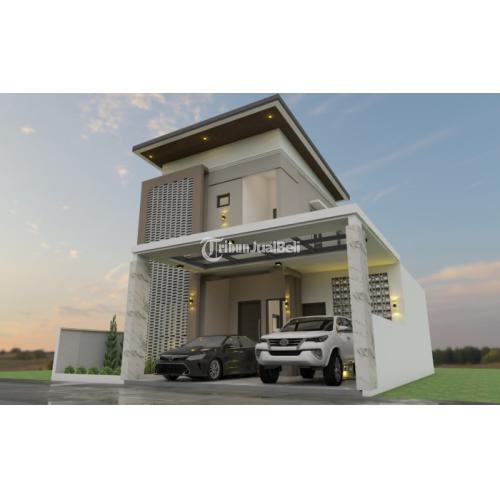 RUMAH DESAIN INDUSTRIAL TERMURAH DILENGKAPI KOLAM RENANG DI BARAT TUGU YOGYAKARTA