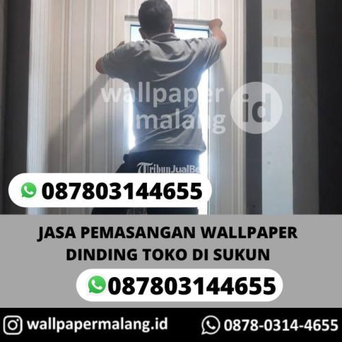 JASA PEMASANGAN WALLPAPER DINDING TOKO DI SUKUN