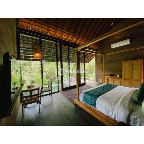 VILLA RESORT ADA KOLAM RENANG DI UBUD BALI SUASANA ALAM INDAH