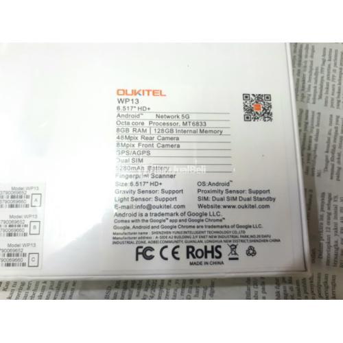 HP Outdoor Oukitel WP13 5G New RAM 8128 NFC IP68 IP69K Certified Baterai 5280mAh - Jakarta Pusat
