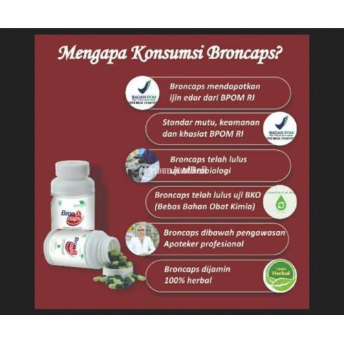 BRONCAPS BRON CAPS Obat Pembersih Paru - Paru Original Herbal jmggroup.store