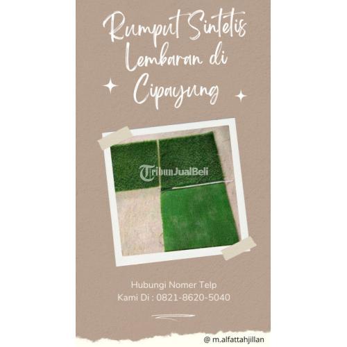 Rumput Sintetis Lembaran Harga Terjangkau - Bekasi
