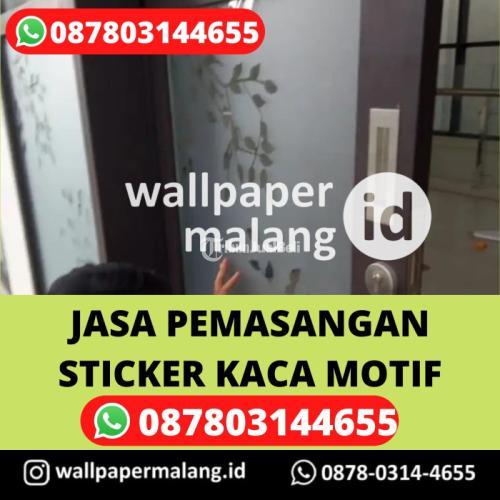 Jasa Pemasangan Stiker Kaca Motif - Malang Kota