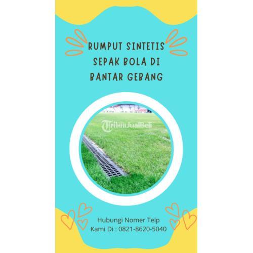 Rumput Sintetis Sepak Bola di Bantar Gebang