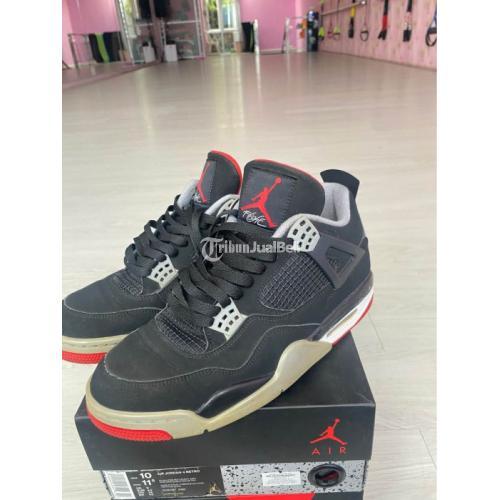 Air jordan 4 bred cheap harga