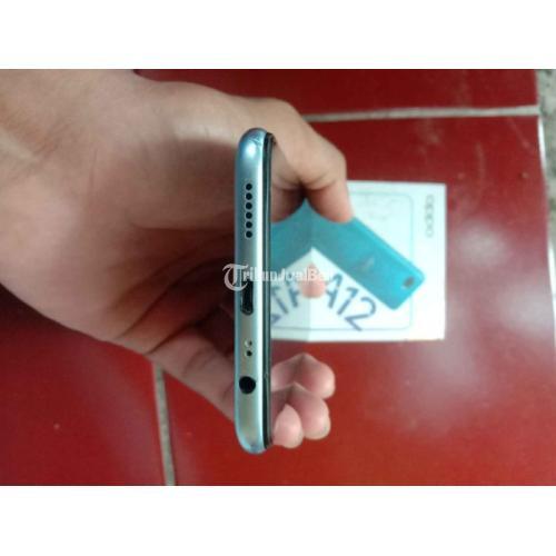HP Oppo A12 RAM 3/32GB Blue Fullset Baterai Awet Normal - Semarang