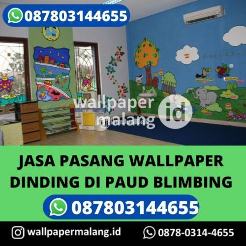 JASA PASANG WALLPAPER DINDING DI PAUD BLIMBING