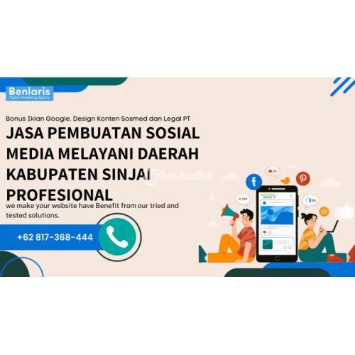 Jasa Pembuatan Sosial Media Melayani Daerah Kabupaten Sinjai Profesional - Denpasar