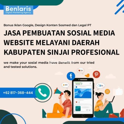 Jasa Pembuatan Sosial Media Melayani Daerah Kabupaten Sinjai Profesional - Denpasar