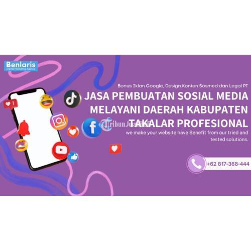 Jasa Pembuatan Sosial Media Melayani Daerah Kabupaten Takalar Profesional - Denpasar