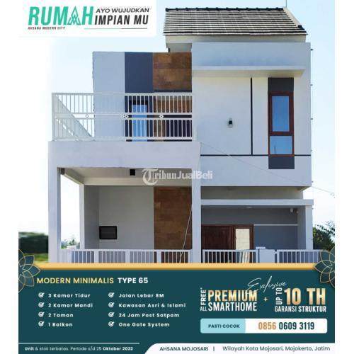 Dijual Rumah 2 Lantai di Tengah Wilayah Kota Mojosari - Mojokerto