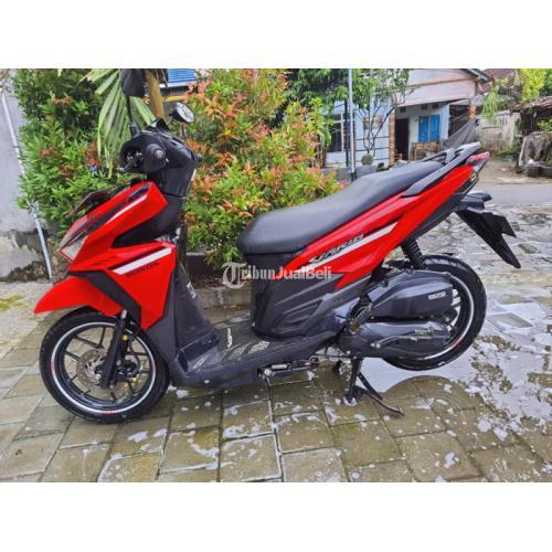 Motor Honda Vario 125 Tahun 2017 Bekas Warna Merah Siap Pakai di Sleman
