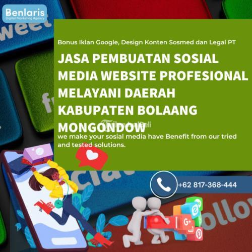 Jasa Pembuatan Sosial Media Profesional Melayani Daerah Kabupaten Bolaang Mongondow Call/WA 0817-368