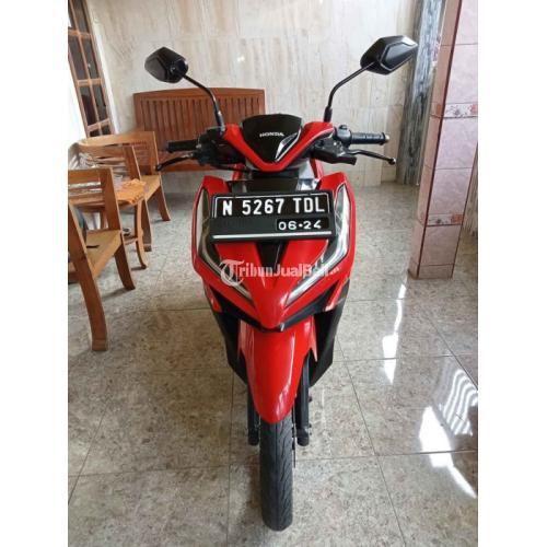 Motor Honda Vario 125 Tahun 2019 Bekas Warna Merah Siap Pakai Pajak