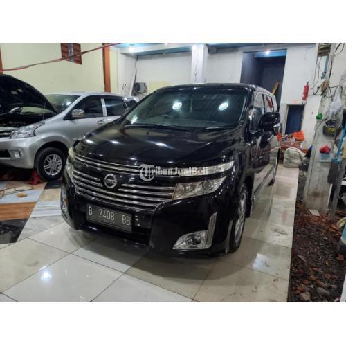 Mobil Nissan Elgrand 2011 Hitam Seken Normal Surat Lengkap - Jakarta Timur