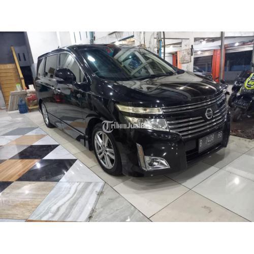 Mobil Nissan Elgrand 2011 Hitam Seken Normal Surat Lengkap - Jakarta Timur