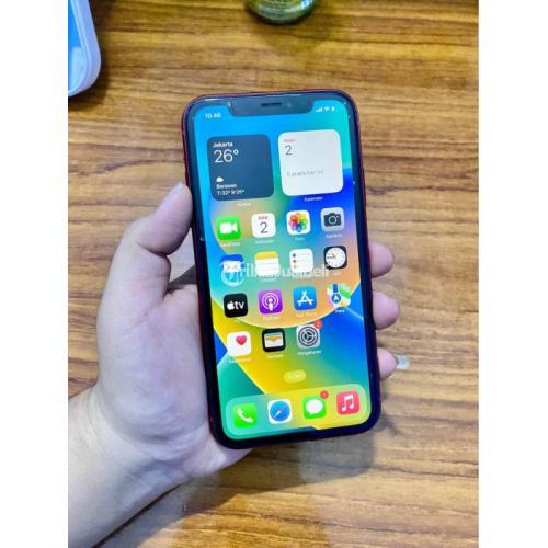 HP iPhone XR 64GB Merah Seken Fullset Siap Pakai - Sidoarjo