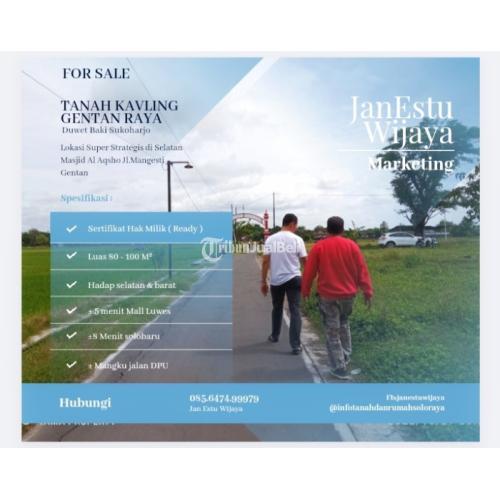 TANAH MURAH DEKAT GENTAN SOLO