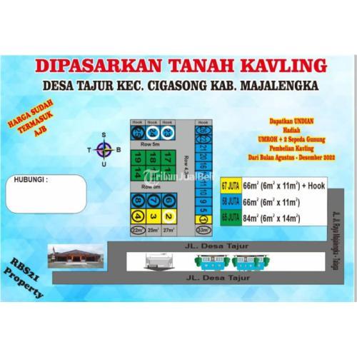 Dijual Tanah Kavling Akses Jalan Mobil Sumber Air Melimpah Dekat Pusat Kota - Majalengka